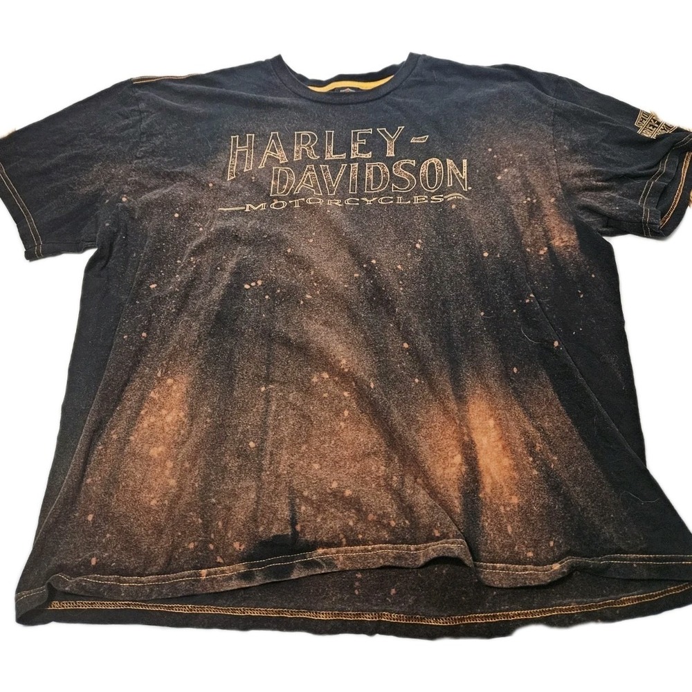 Harley Davidson Shirt Men's 3XL Tie Dye Tee NYC Short Sleeve New York City